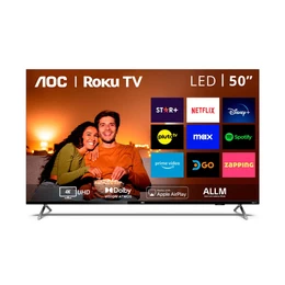 Smart TV LED AOC Roku 50” UHD 4K, Roku TV