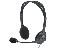 Audífonos con micrófono Logitech Stereo H111, 3,5 mm