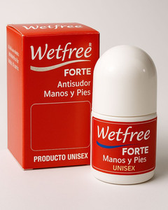 Wetfree Forte: Antisudoral Manos, Pies y Frente