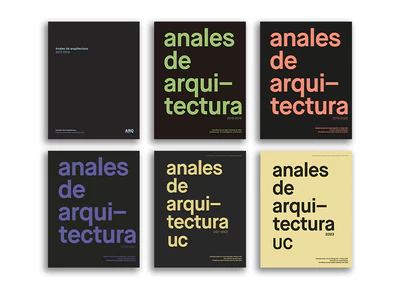 Colección Anales de Arquitectura UC 2017-2023