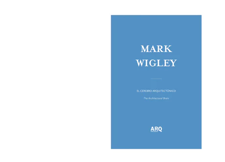 Mark Wigley | El Cerebro Arquitectónico