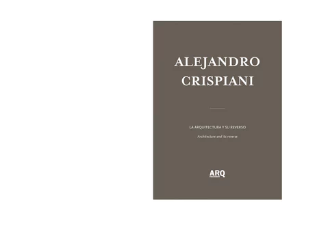 Alejandro Crispiani | La arquitectura y su reverso