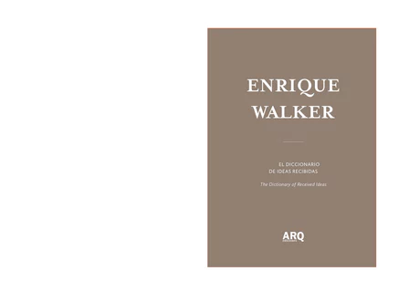 Enrique Walker | Bajo Constricción