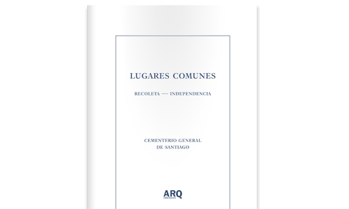 Lugares Comunes: Recoleta - Independencia - 