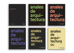 Colección Anales de Arquitectura UC 2017-2023