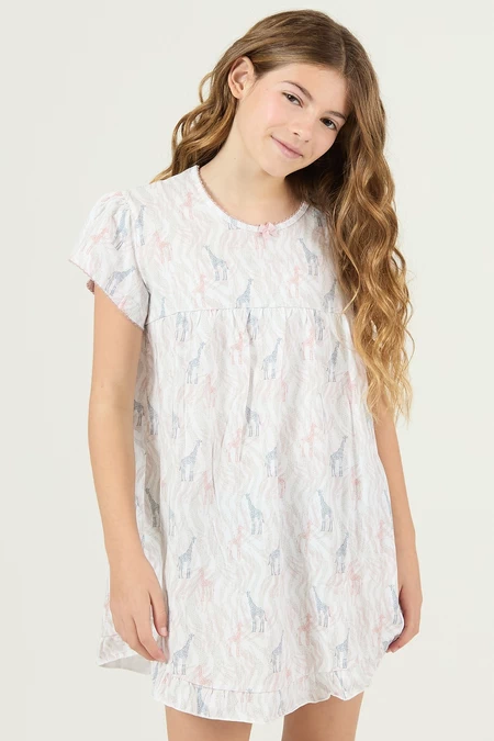 Camisa Baby Paz Blanco Estampado - vista alternativa