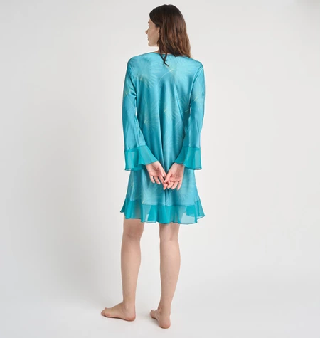 Camisola Sesgo Verde Estampado - vista alternativa