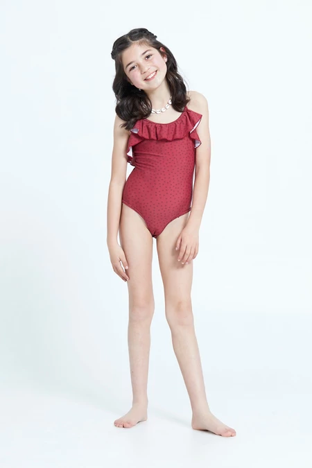 Traje de Baños Vuelos Kids Burdeo