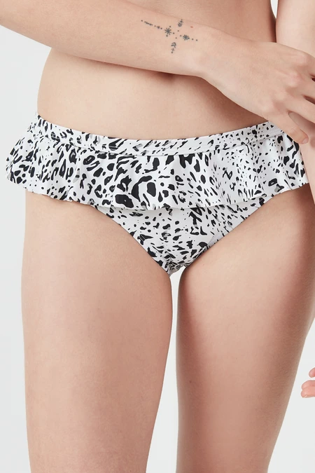 Bottom Bikini Elisa Gris Claro