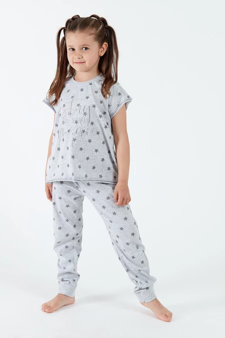 Pijama Benita Kids Gris
