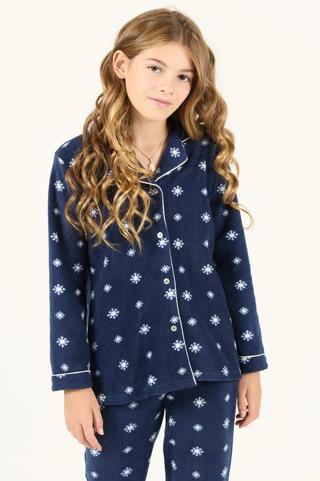 Pijama Sport Polar Kids Azul