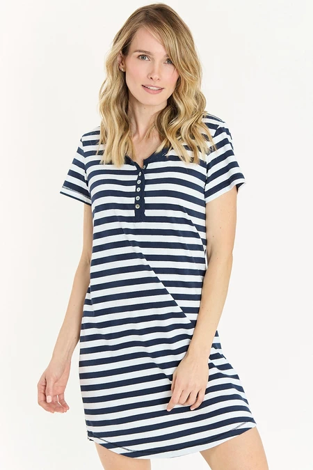 Camisa New Rayas Azul