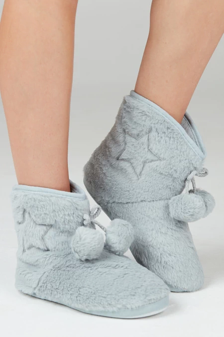 Bota New Pon Pon Celeste