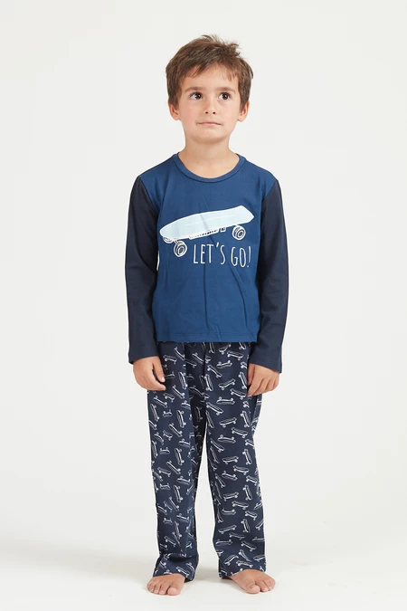 Pijama Tomy Kids Azul Marino - vista alternativa