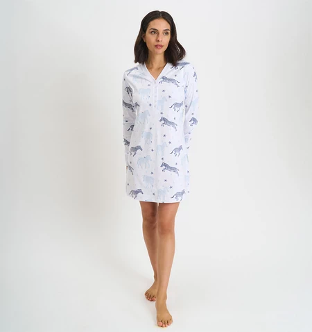 Camisa Rocio Blanco Estampado