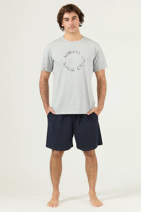 Pijama Tomas Short Azul - vista alternativa