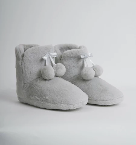 Pantuflas Pipa Gris