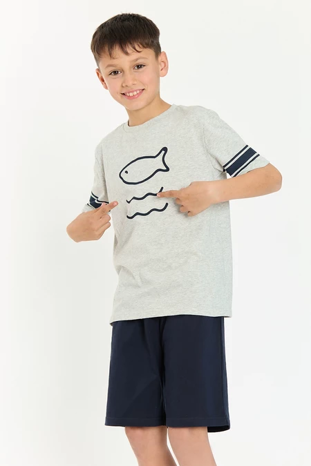 Pijama Tomy Gris