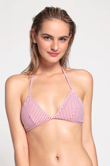 Top Triangulos Rojo