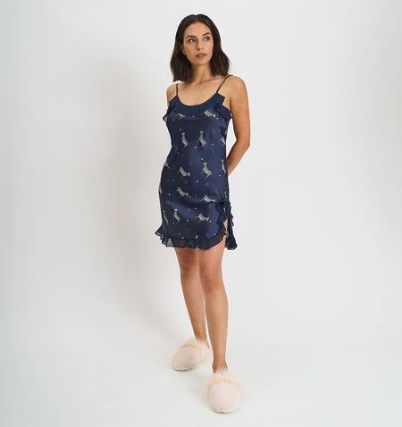 Mini Vuelo Azul Estampado