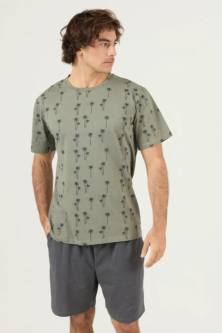 Pijama Tomas Short Charcoal - vista alternativa