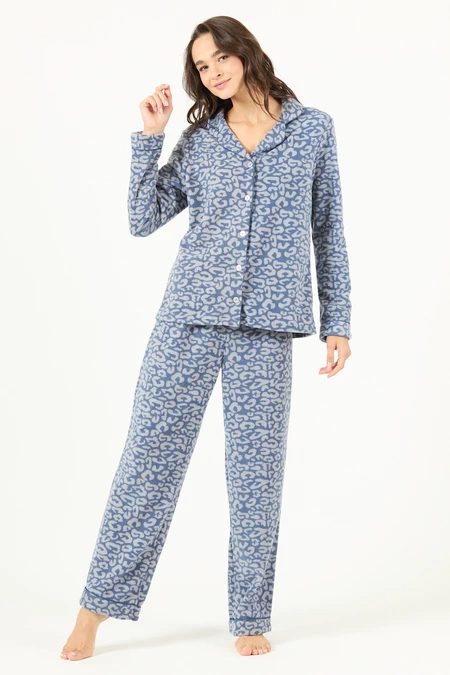 Pijama Sport Polar Azul - vista alternativa