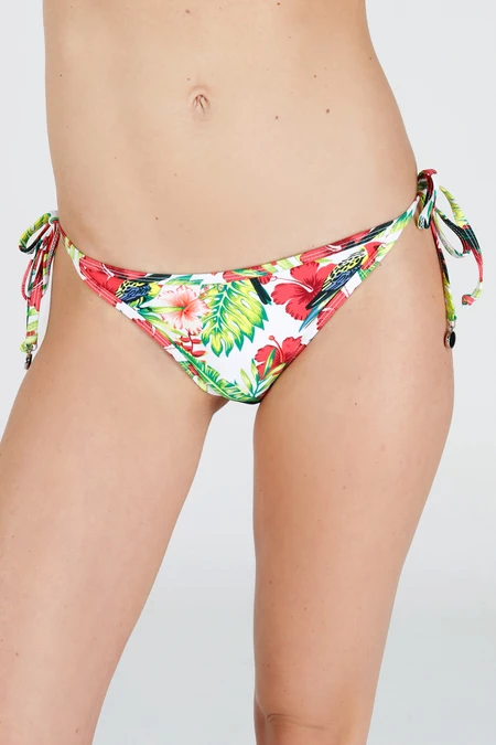 Bottom Bikini Tiras T Rojo