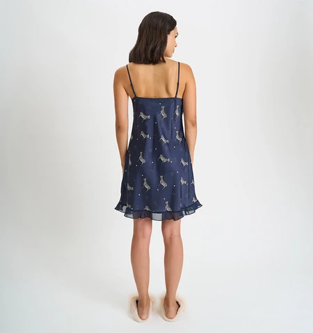 Mini Vuelo Azul Estampado - vista alternativa