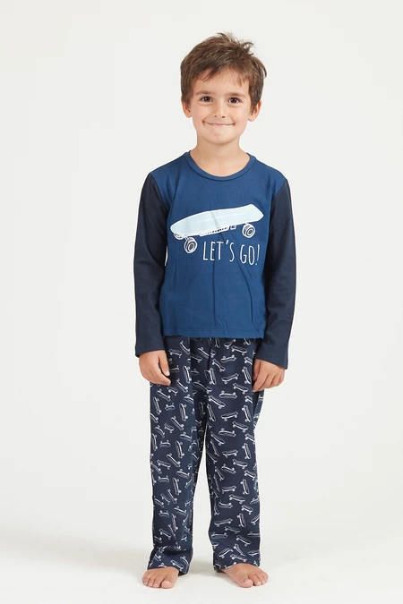 Pijama Tomy Kids Azul Marino