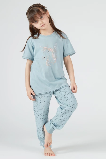 Pijama Benita Kids Celeste - vista alternativa
