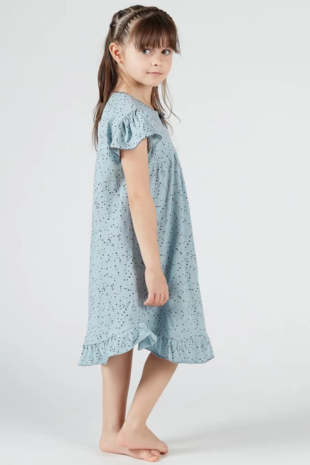 Camisa Baby Paz Niña Celeste - vista alternativa