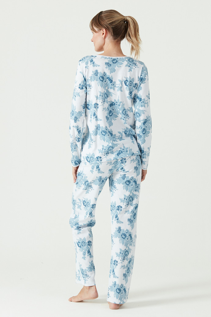 Pijama New Cuore Pantalón Largo Blanco Estampado - 38592.jpg