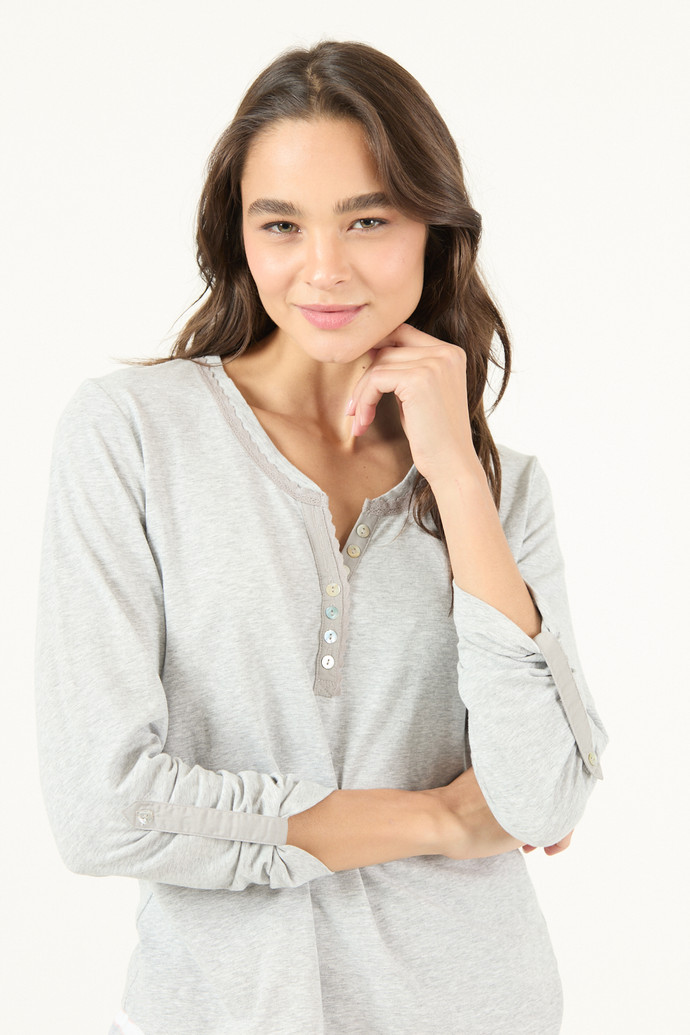 Pijama Clara Manga Larga Gris - Pijama Clara Gris (4).jpg