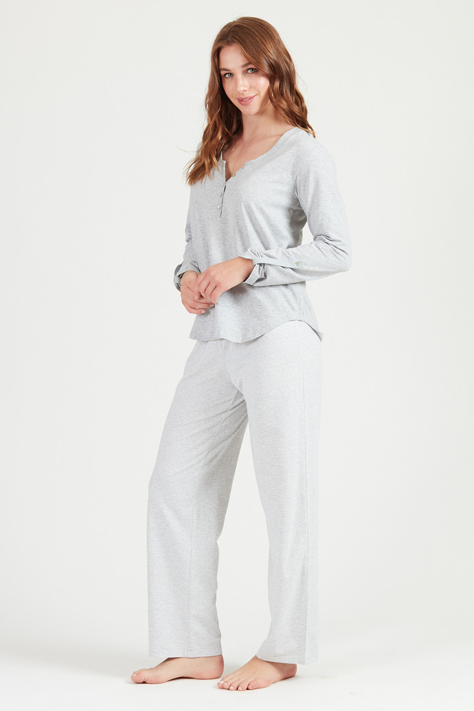 Pijama Rayas Manga Larga Gris - 0210.jpg