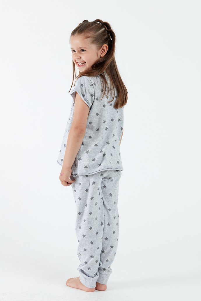Pijama Benita Kids Gris - Pijama Benita Kids Gris Bbz Barbizon 2.jpg