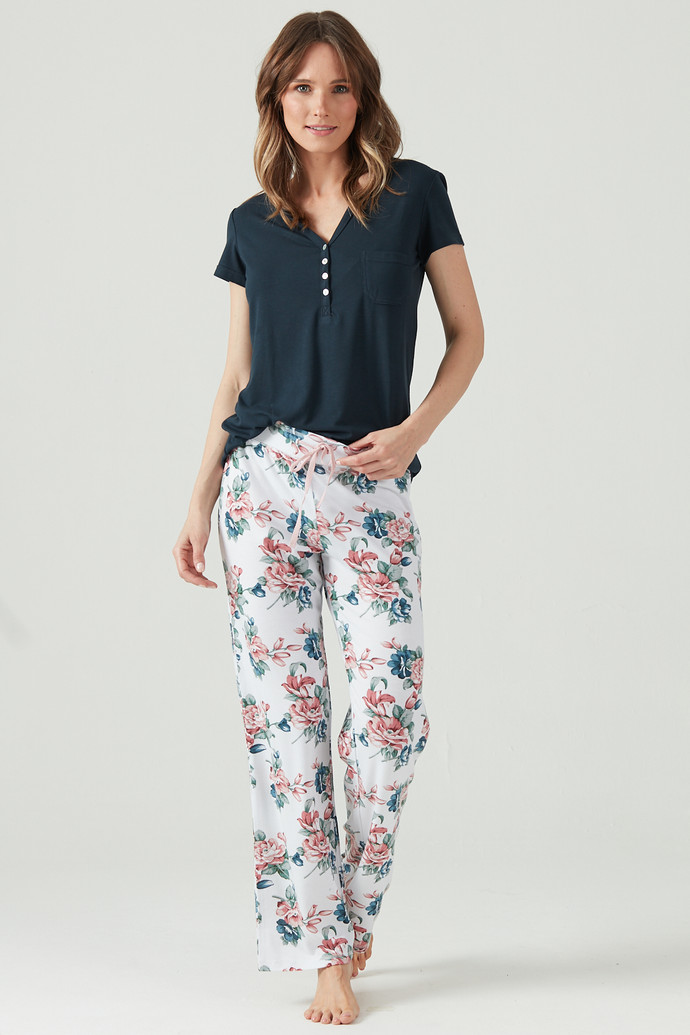 Pijama Kate Pantalón Largo Azul - 1863.jpg