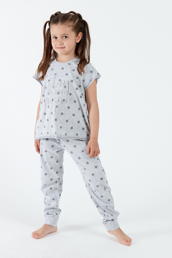 Pijama Benita Kids Gris - Pijama Benita Kids Gris Bbz Barbizon.jpg