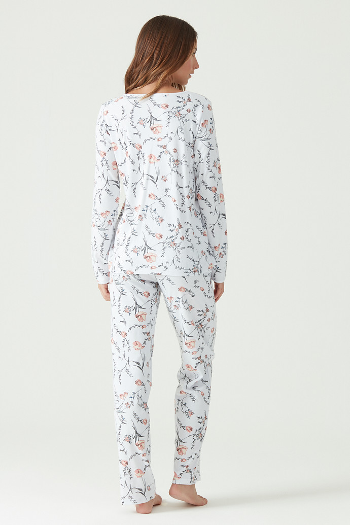 Pijama New Cuore Pantalon Largo Ivory Estampado - 37081.jpg