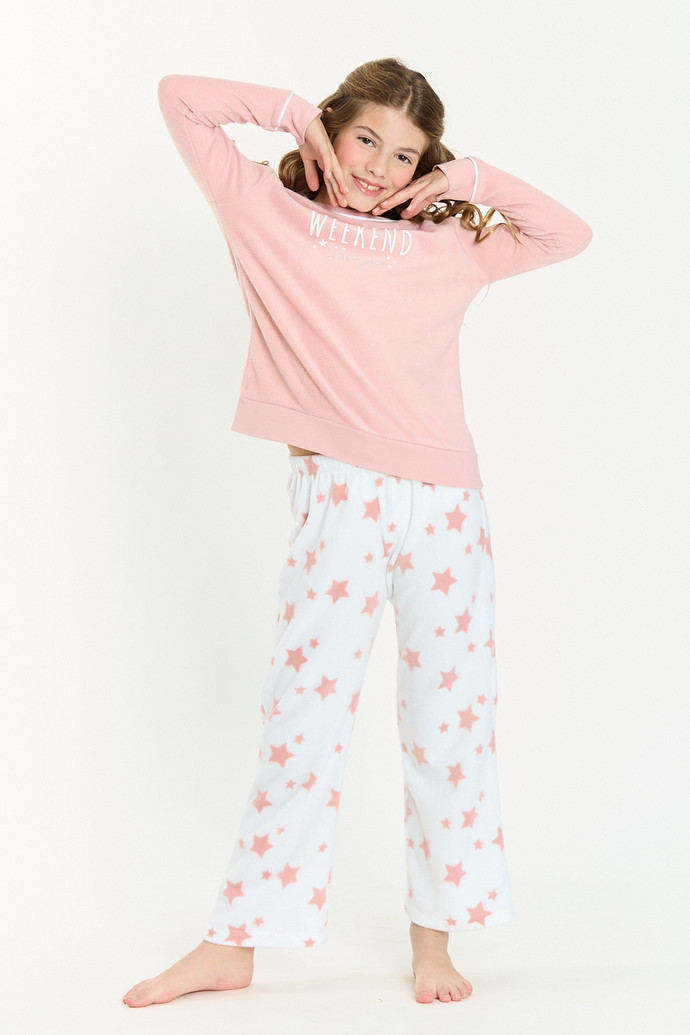 Pijama Cuello Polar Kids Rosado - 240724 BBZ3996.jpg