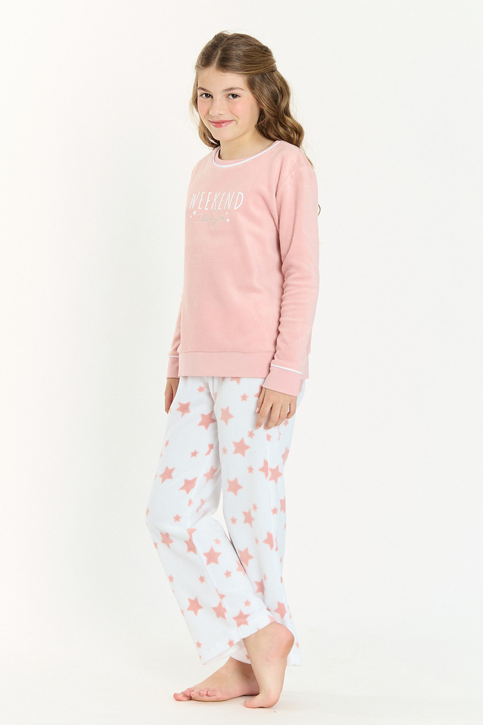 Pijama Cuello Polar Kids Rosado - 240724 BBZ4004.jpg