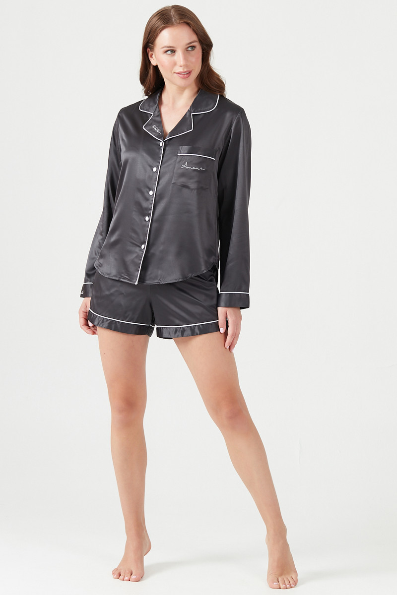 Pijama Sport Short Gris