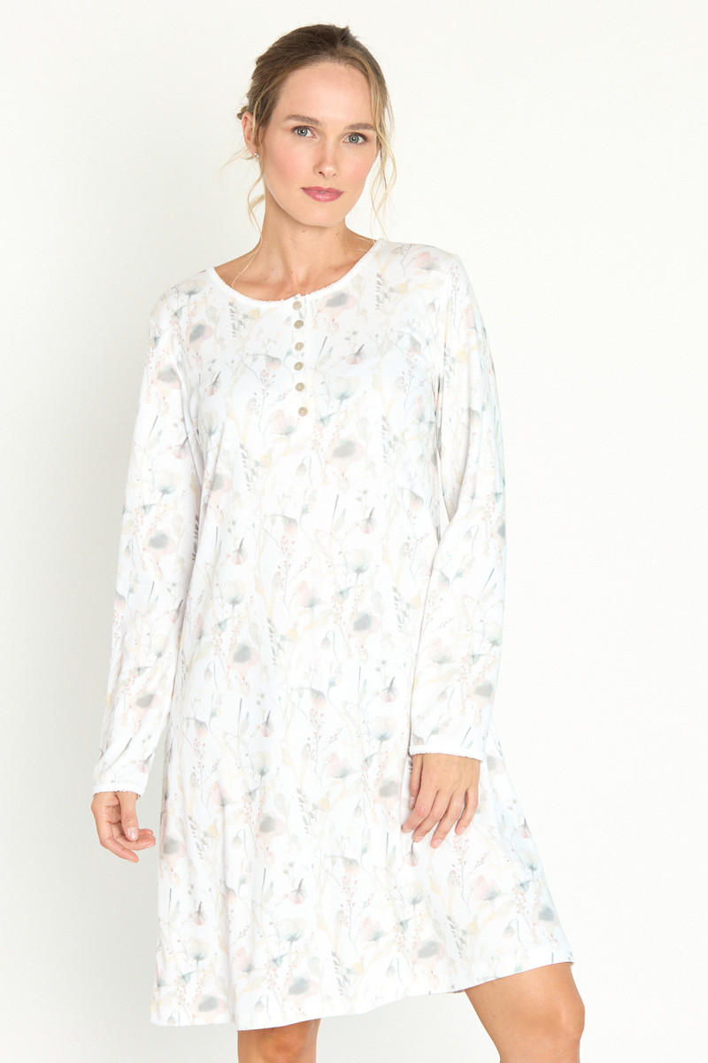 Camisa Cuore Blanco Flor
