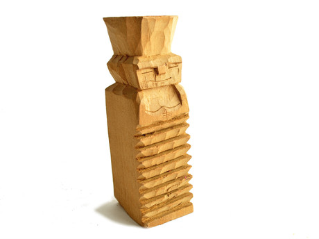 Rehue pequeño, figura sagrada Mapuche