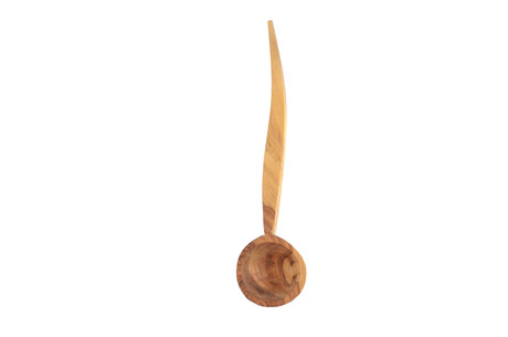 Original cuchara mediana de madera vetas suaves