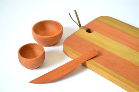 Tabla aperitivo en maderas nativas