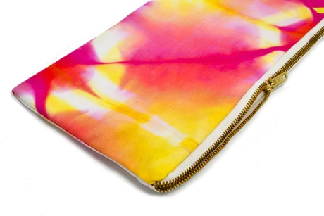 Estuche largo en algodón teñido