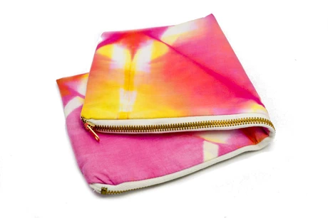 Estuche largo en algodón teñido