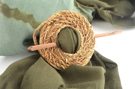 Traba o prendedor fibra vegetal - Disco grande