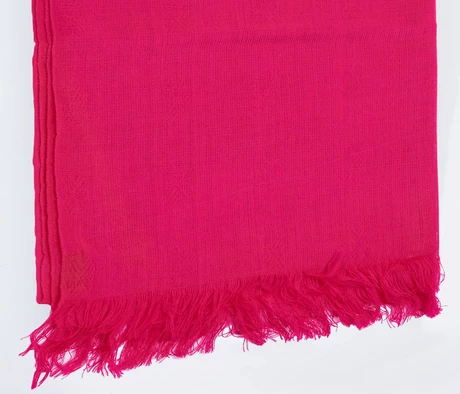 Echarpe o gran pañoleta fina tejido a telar en hilo - Fucsia