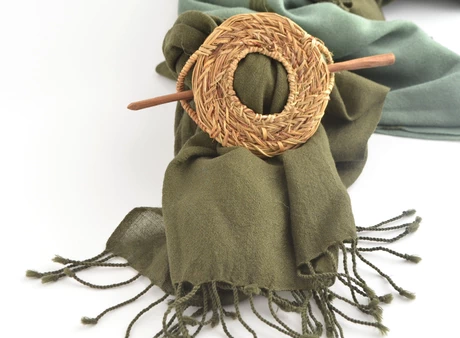 Traba o prendedor fibra vegetal - Disco grande